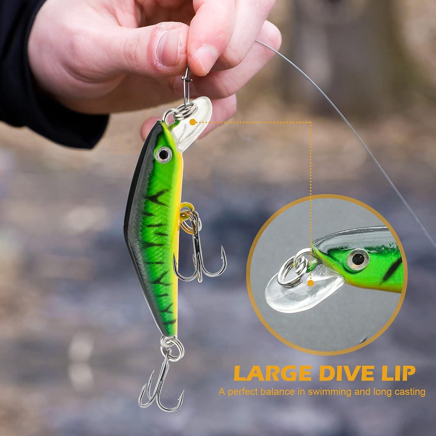 12Pcs Spinners for Fishing, Metal Fishing Lures with Plastic Case, Multi  Colored Pike Lure, Pike Fishing Lures for Trout, Pike, Bass and Salmon