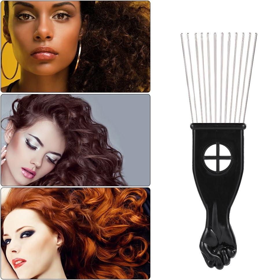 Metal afro outlet comb