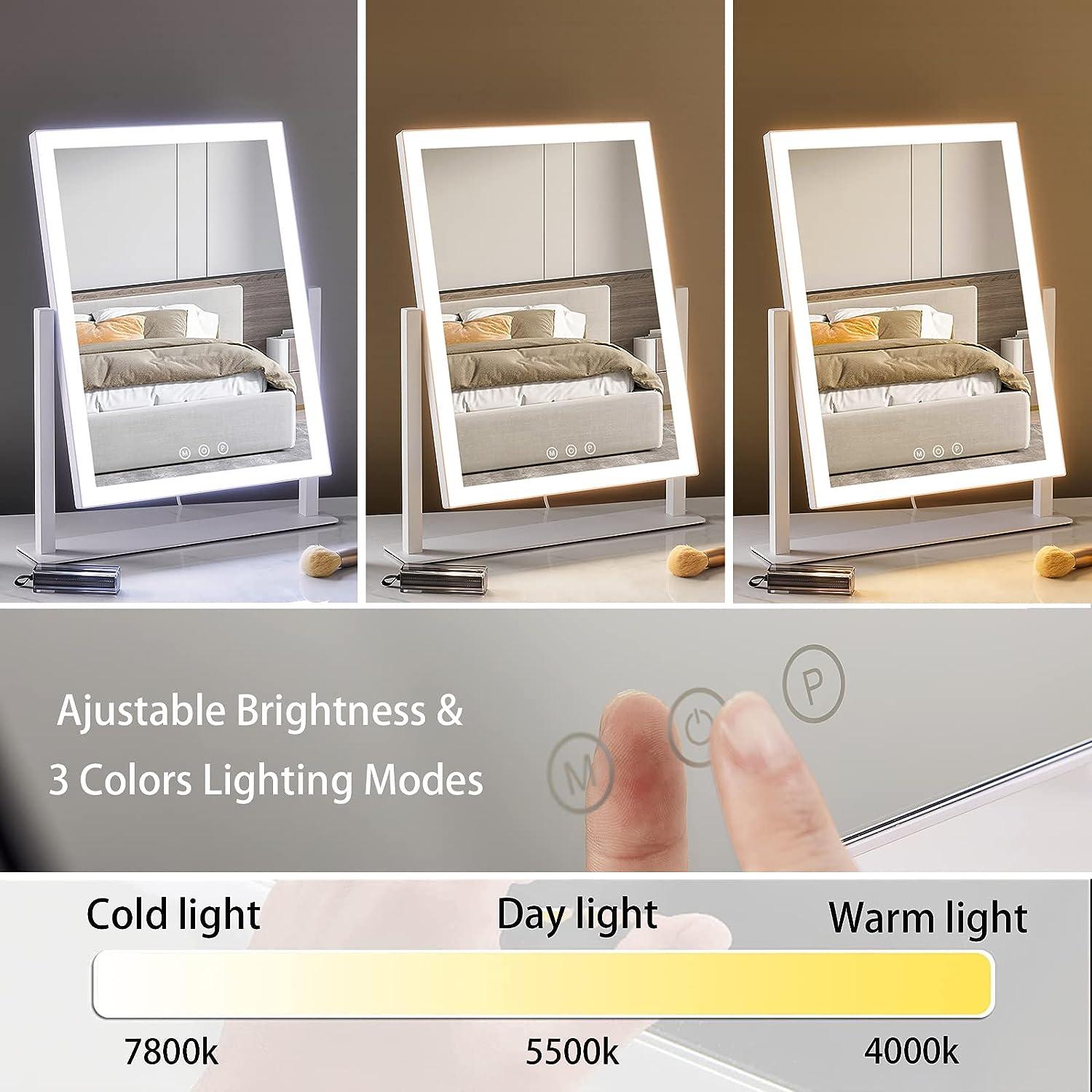 Aazon.co : HIEEY Vanity Irror With Lights, Akeup Irror With Lights