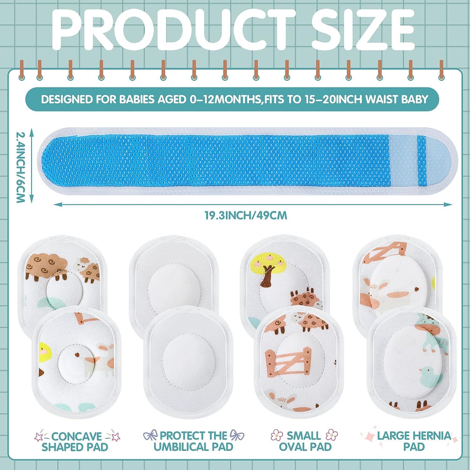 Sosation 2 Sets Baby Umbilical Hernia Belt Adjustable Infant Belly