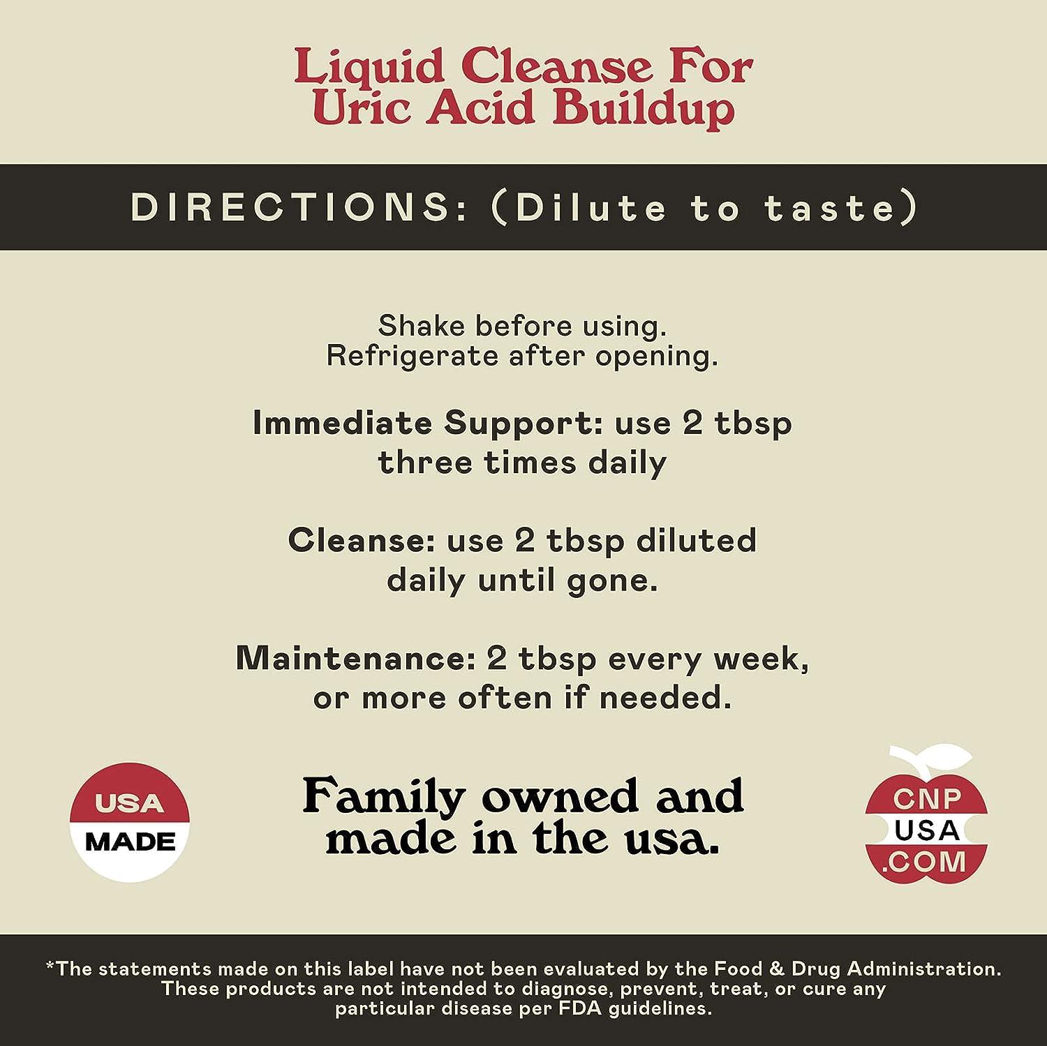 Complete Natural Uric Acid Complete Liquid Supplement to Support Uric