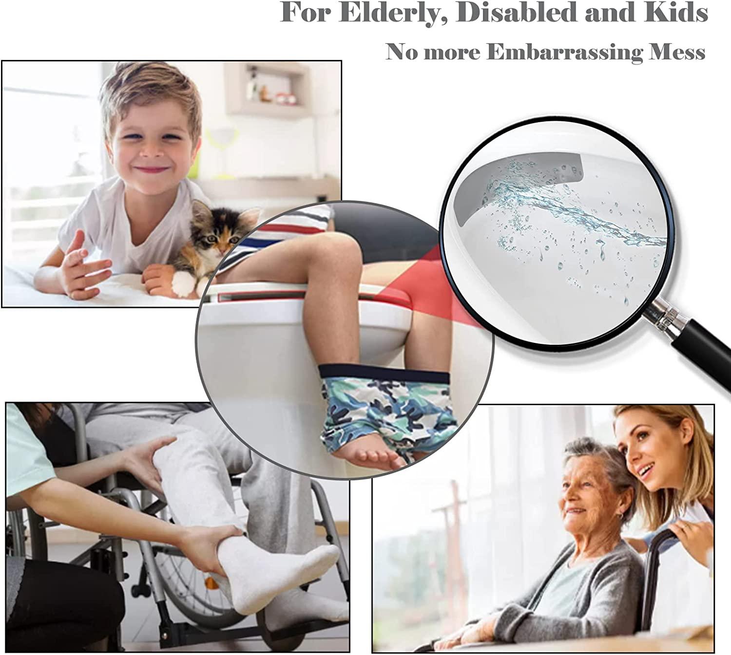 2PCS Magoog Pee Guard New Model for Adults, Elderly, Disabled, Potty