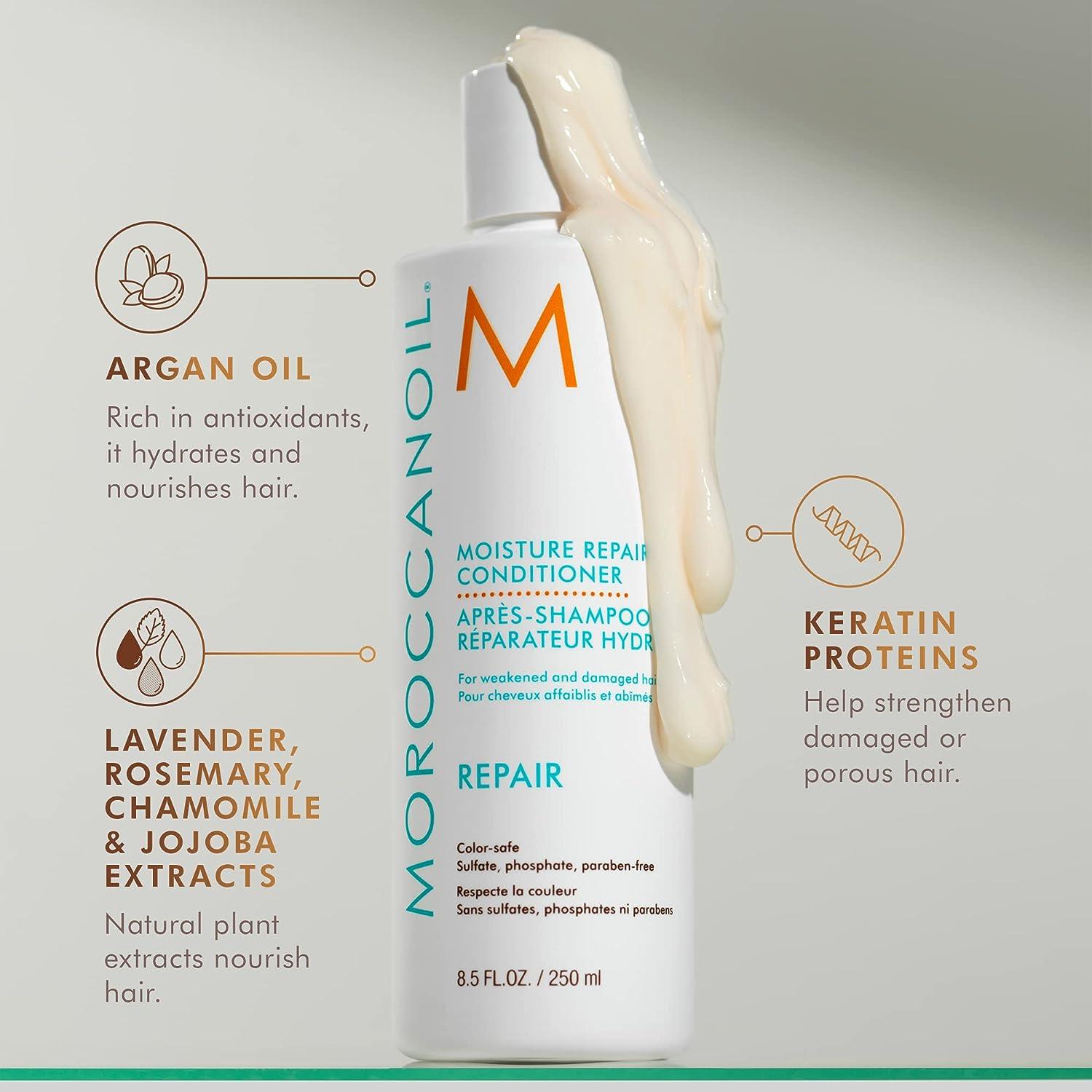 Moroccanoil Shampoo & Conditioner Half-Liter Set Moisture Repair
