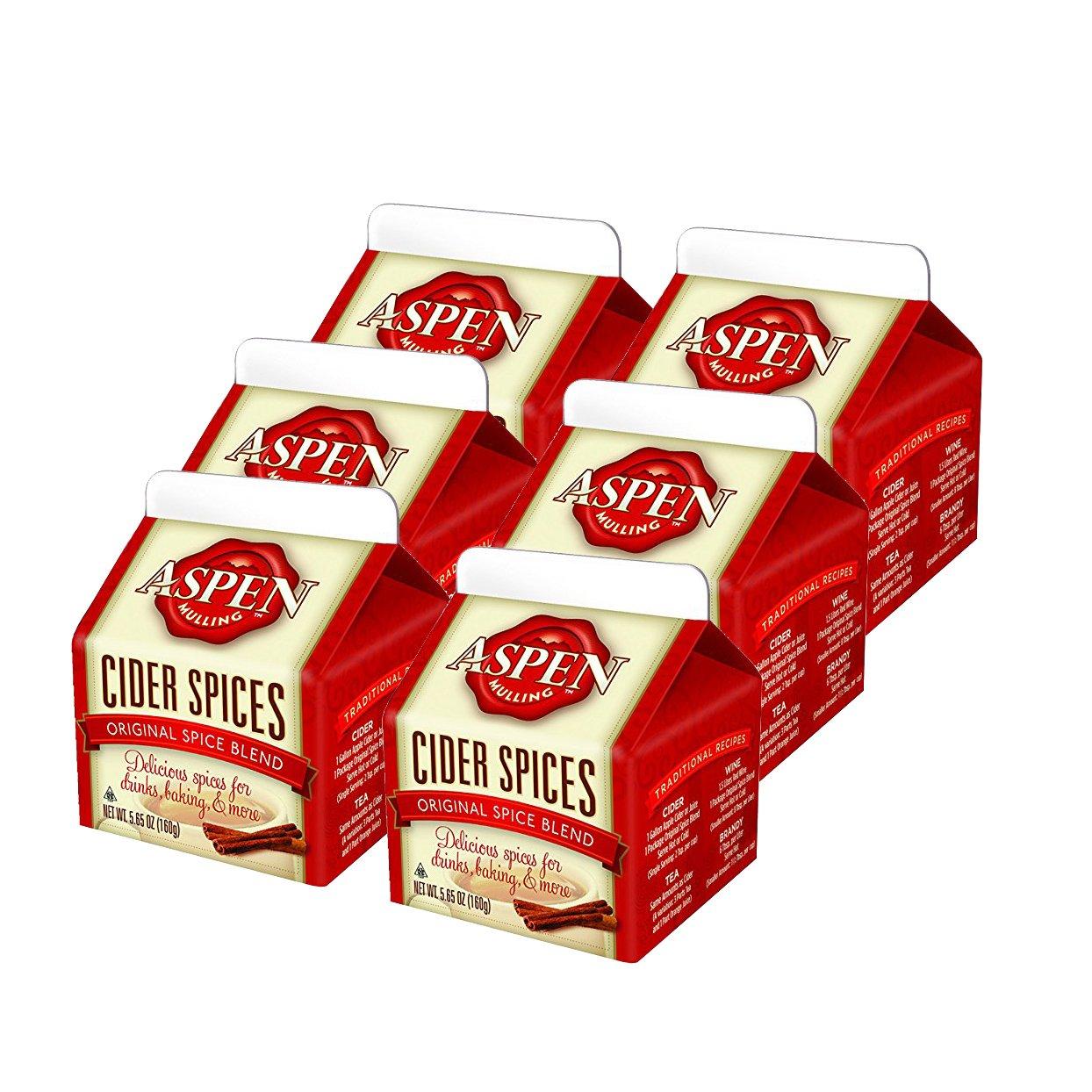Aspen Mulling Spice Original Blend, 5.65Ounce Carton 6 Pack