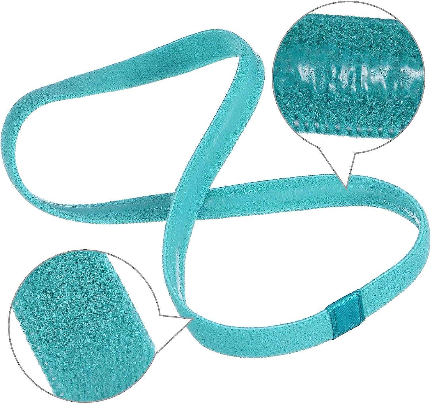 5 Pieces Thick Non-slip Elastic Sport Headbands, Elastic Silicone