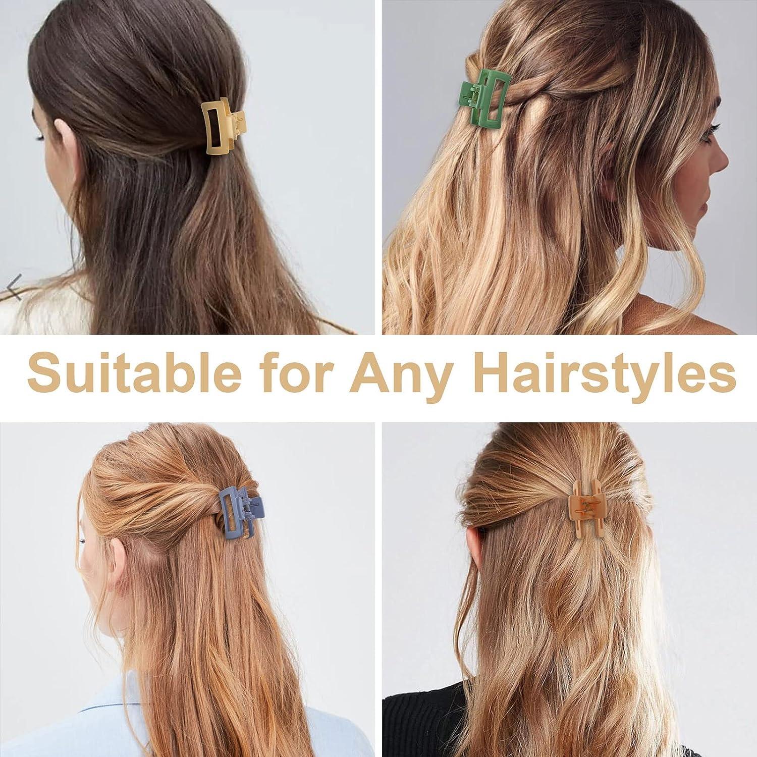 7 Easy Claw Clip Half up Hairstyles 