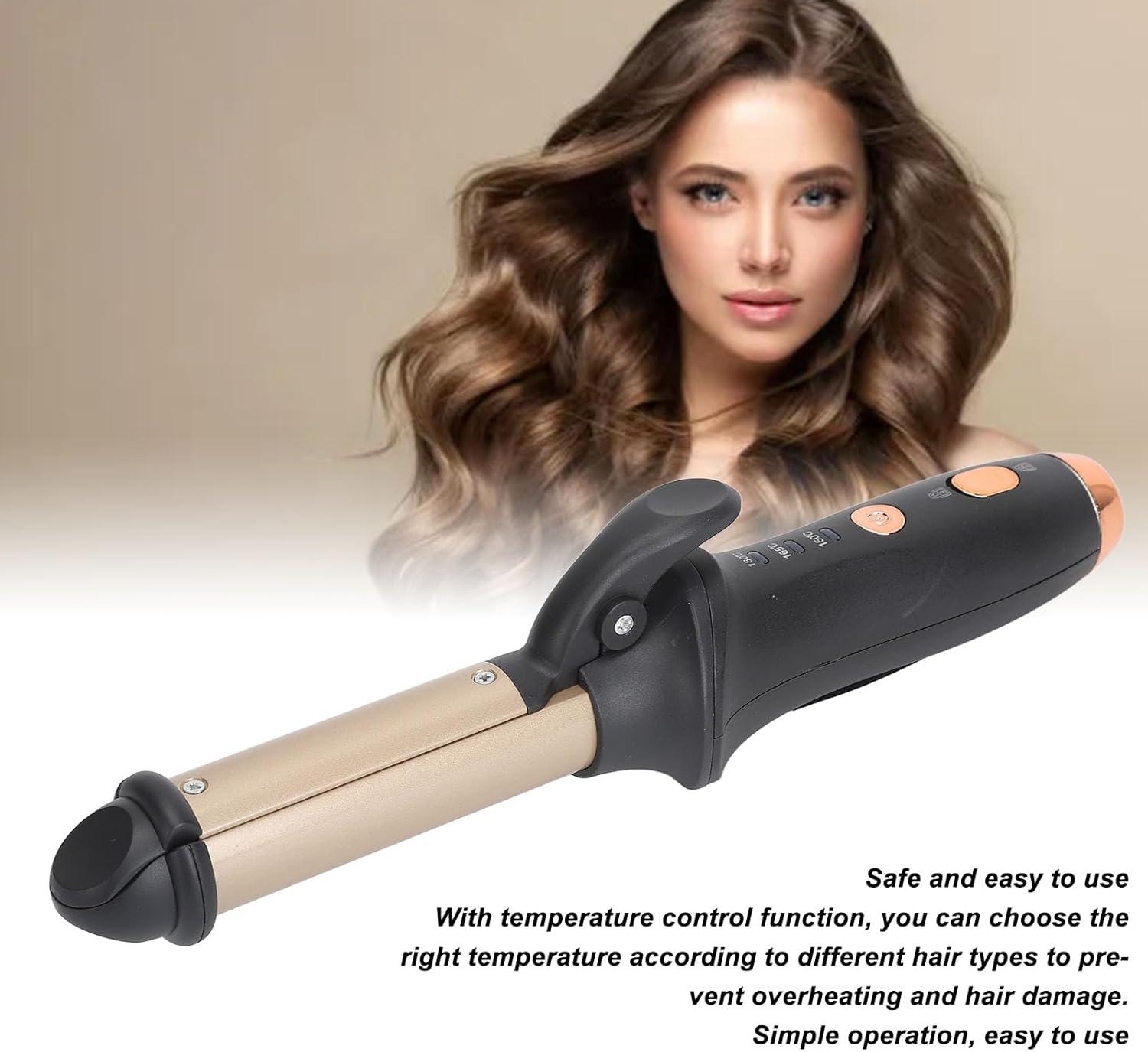 Hair Straightener Curler Safe to Use Hair Curling Wand Adjustable