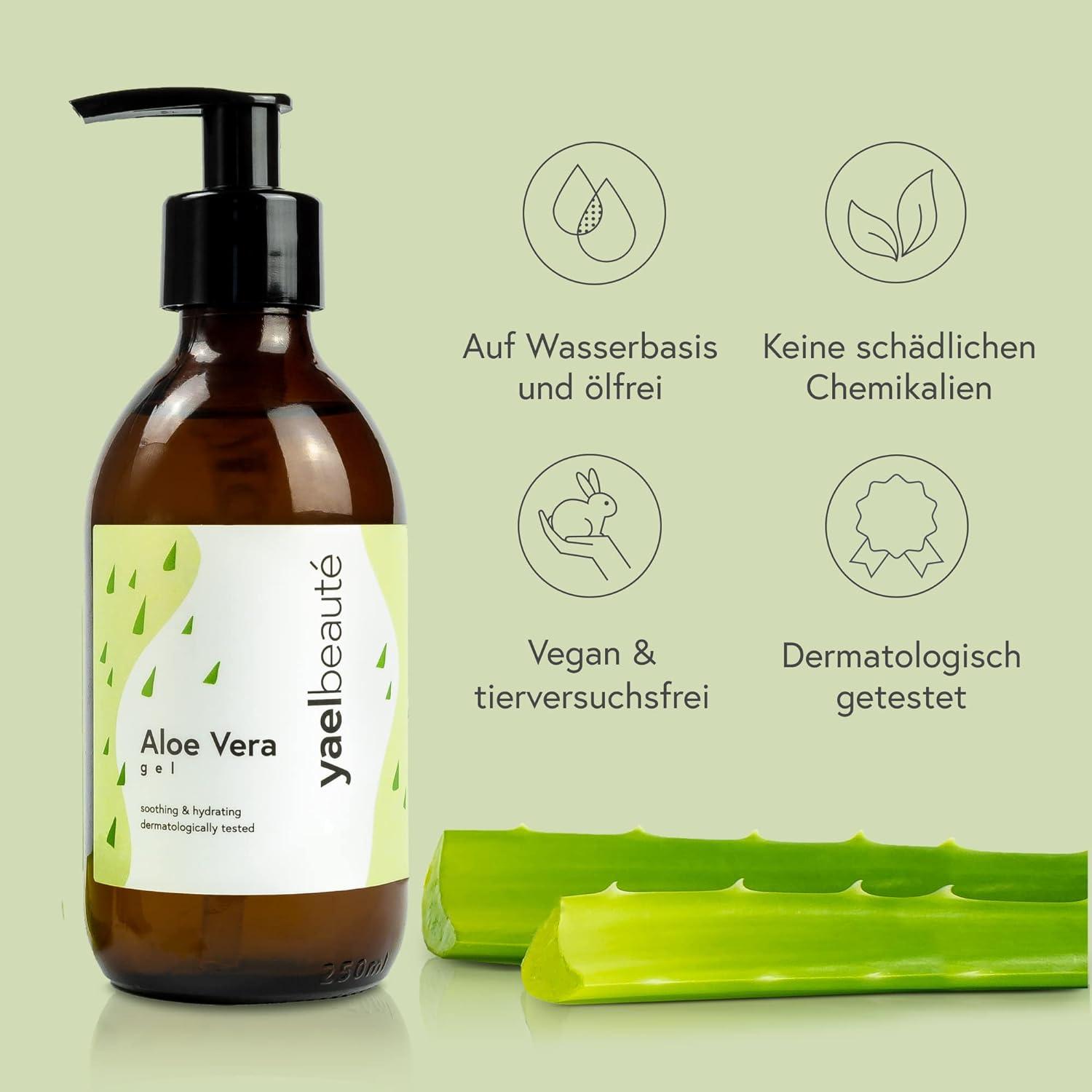 Yael Beaut Aloe Vera Gel - 99% Natural Ingredients | Pure Aloe Vera Cream &  After Sun Skin Care for Face & Body - International Shipping | Buy Now with  Express International Delivery | GoSupps.com