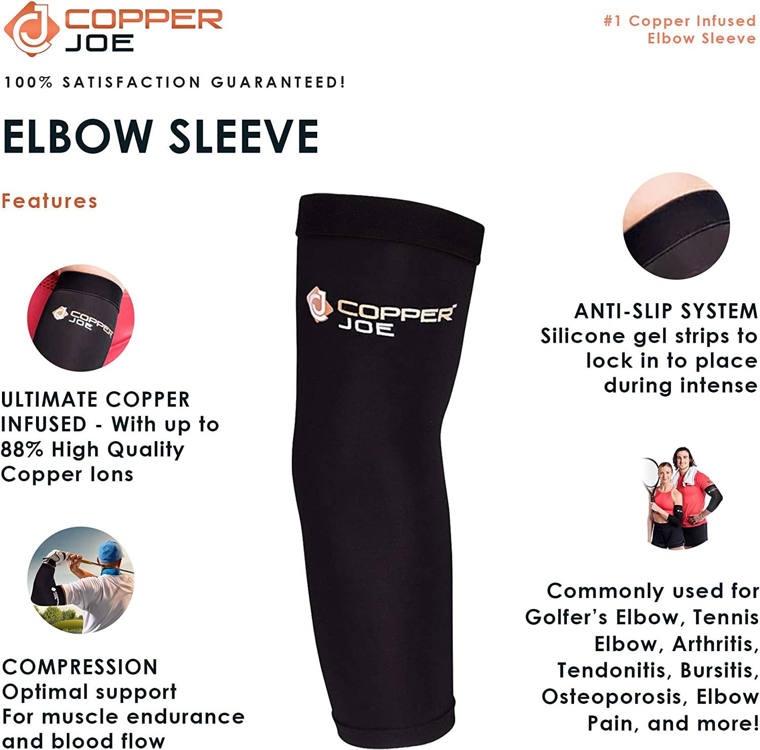 Compression Arm Sleeve - Unisex Copper-Infused Custom Fit – Copper