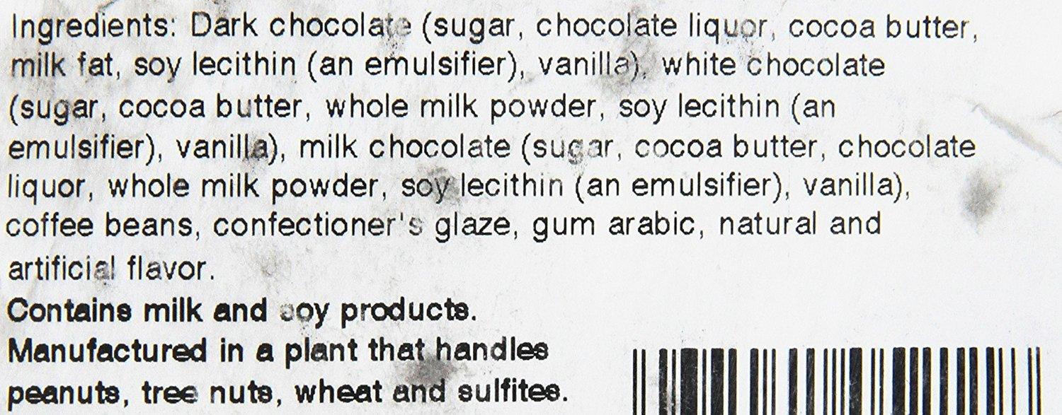 Chocolate Espresso Bean Blend White, Milk & Dark Chocolate 5lb Bag