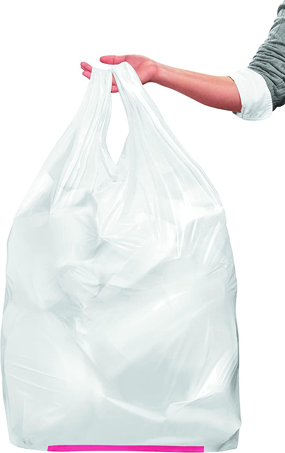 Plant Based Hippo Sak Tall Kitchen Bags with Handles, 13 Gallon (90