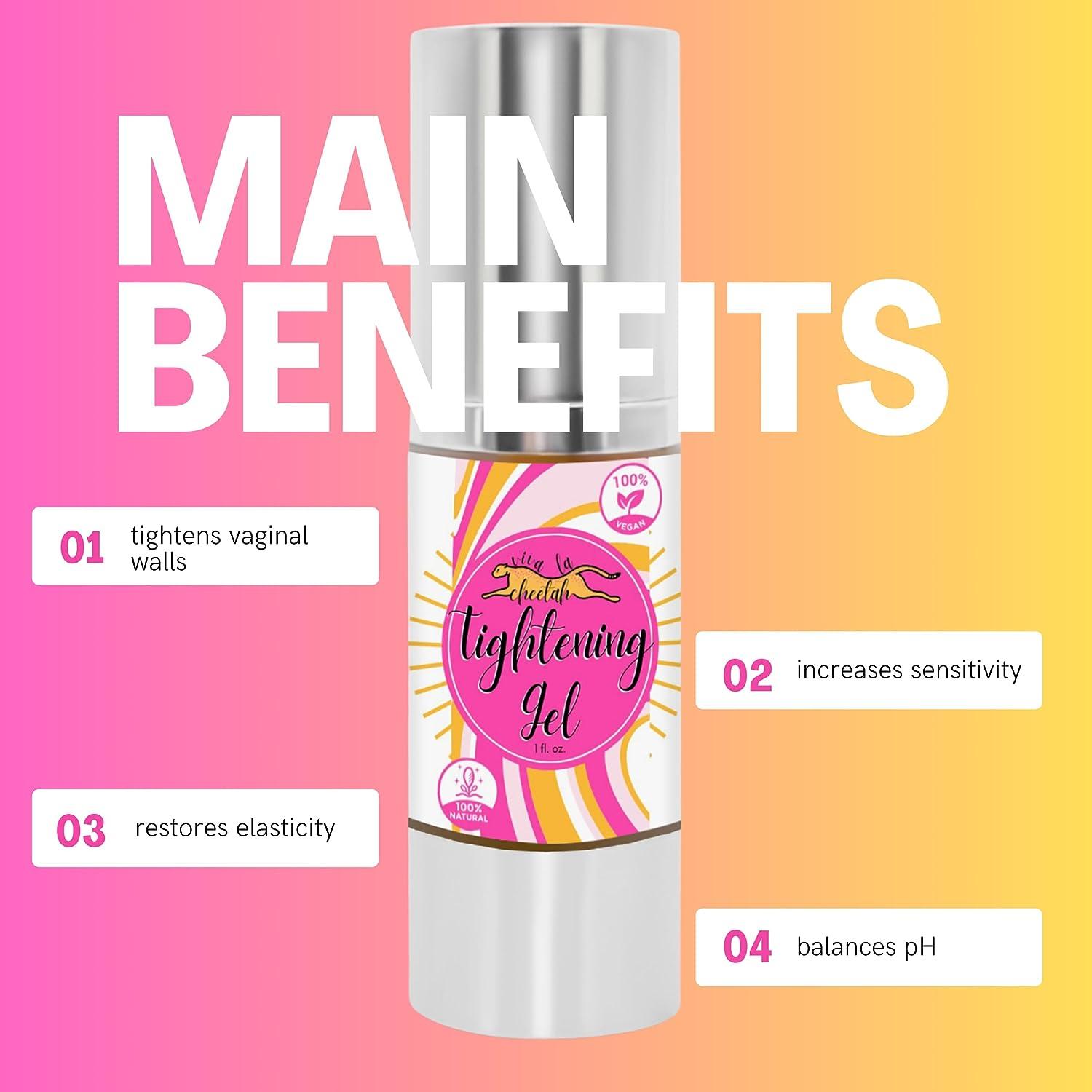Viva La Cheetah Vaginal Tightening Gel Cooling Vag Support Vaginal