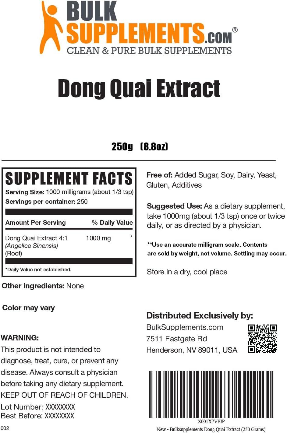 Dong Quai Root Extract Dong Quai Herbal
