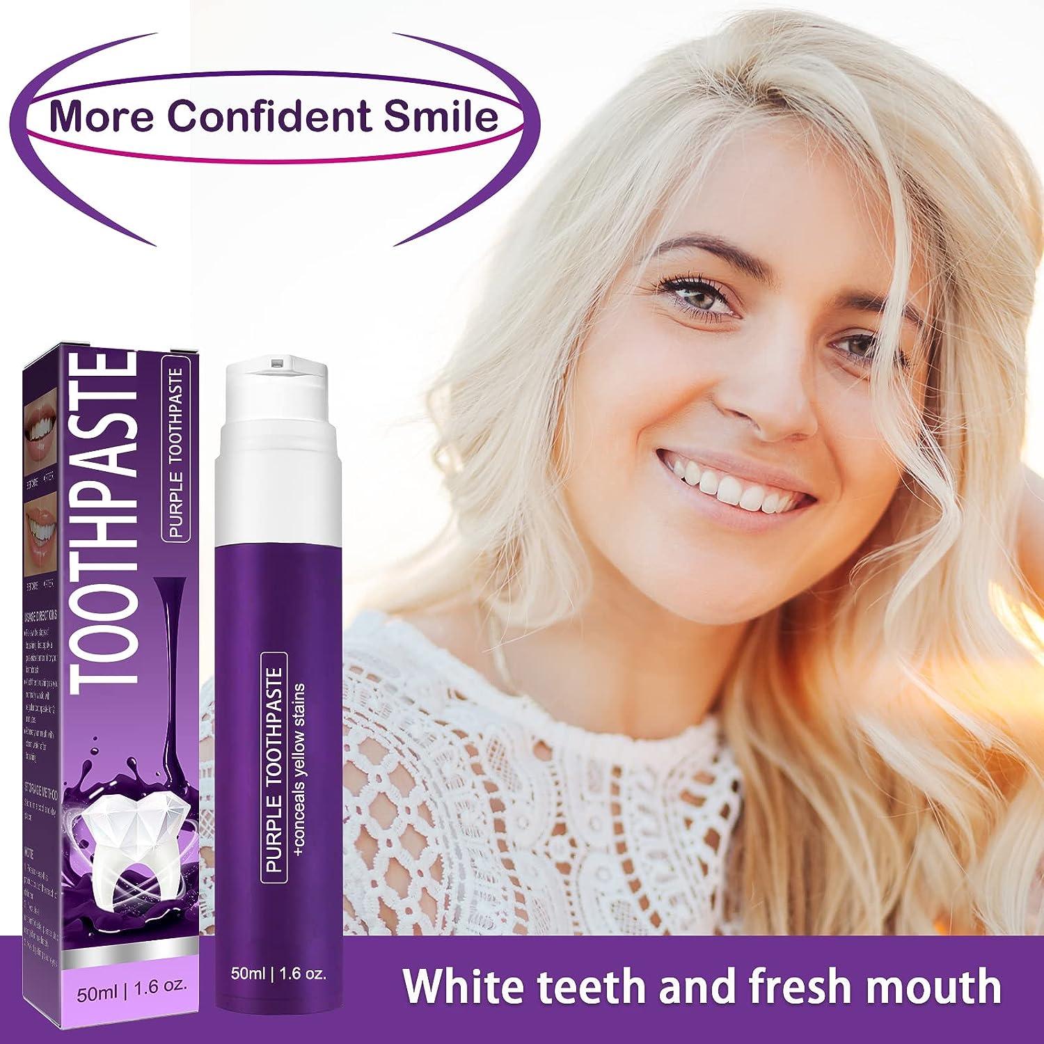 Purple Teeth Whitening Toothpaste Purple Toothpaste Gel for Teeth