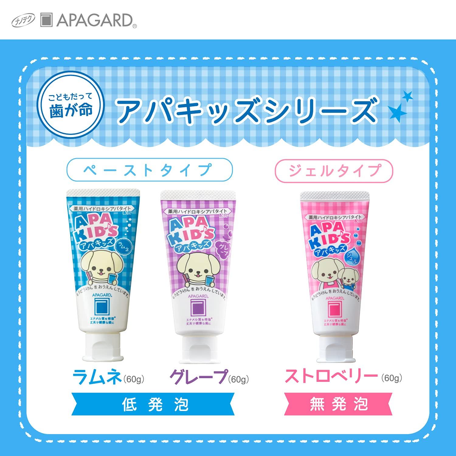 Apagard ApaKids toothpaste 60g the first nanohydroxyapatite