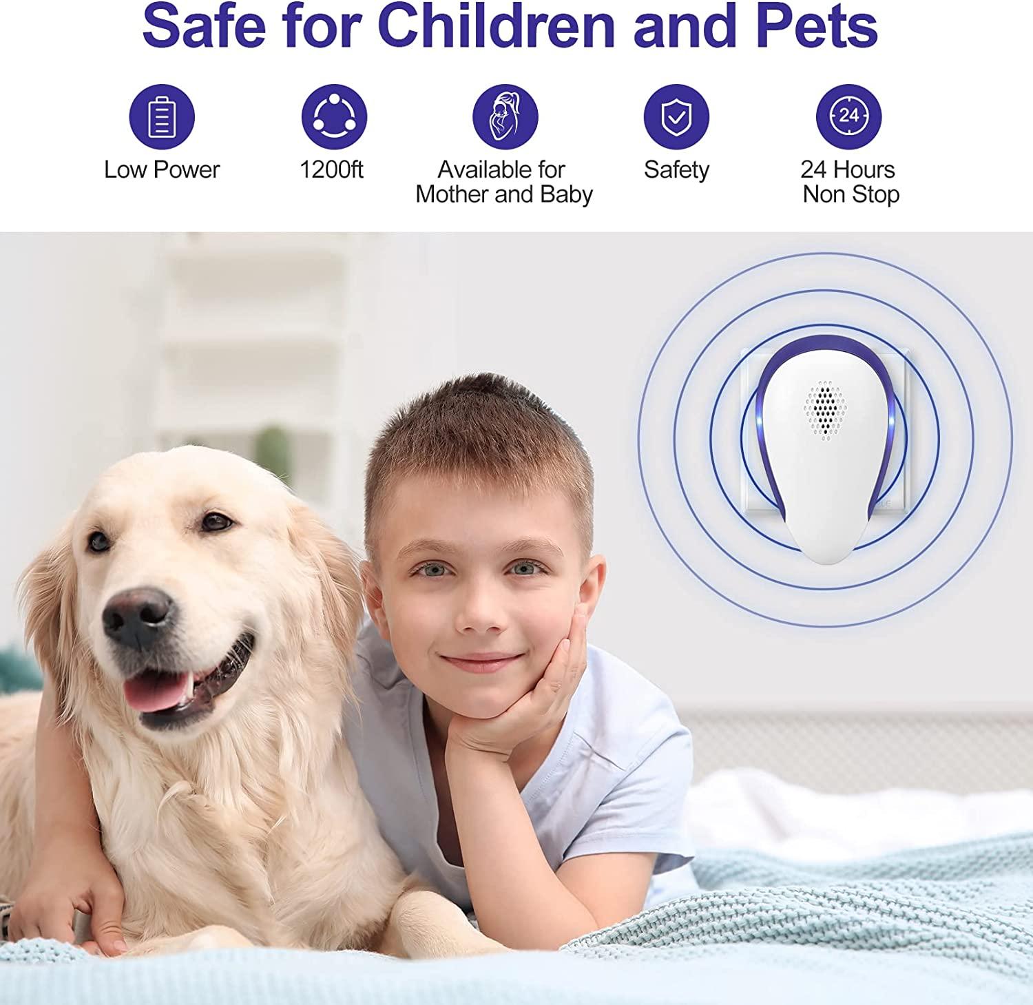 Pest Repellent Ultrasonic Plug in, Electronic Pest Repeller 6 Packs