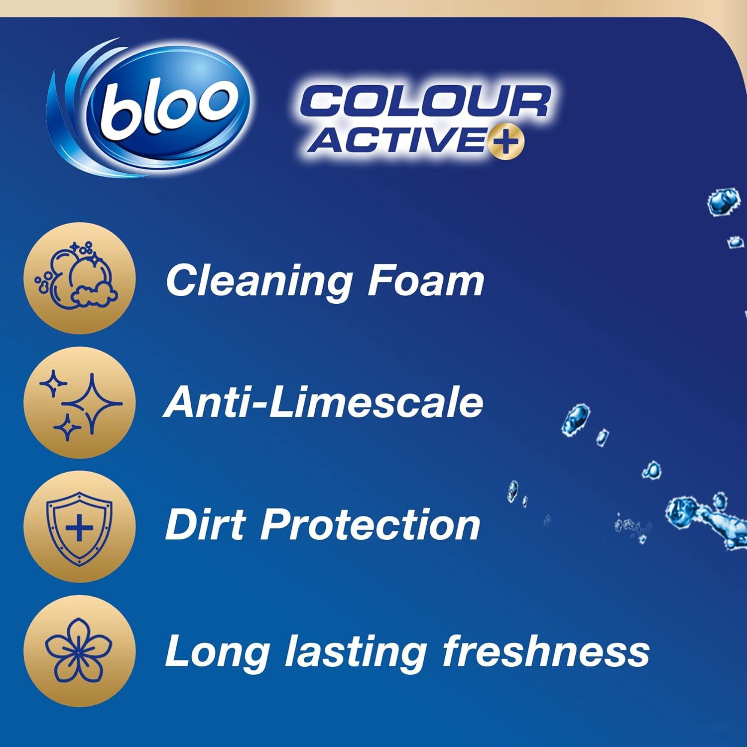 Bloo Colour Active Flower Toilet Rim Block 50g 24 Pack