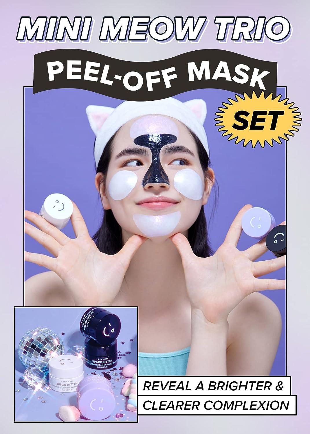 I DEW CARE Mini Meow Trio Peel Off Face Mask Set - Witch Hazel