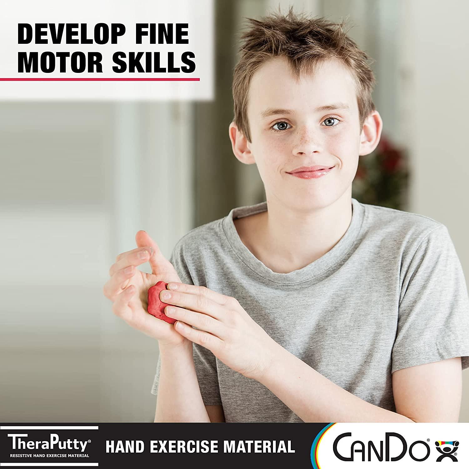 Cando 263980 263980 TheraPutty Plus Antimicrobial, Red Soft, 4 oz