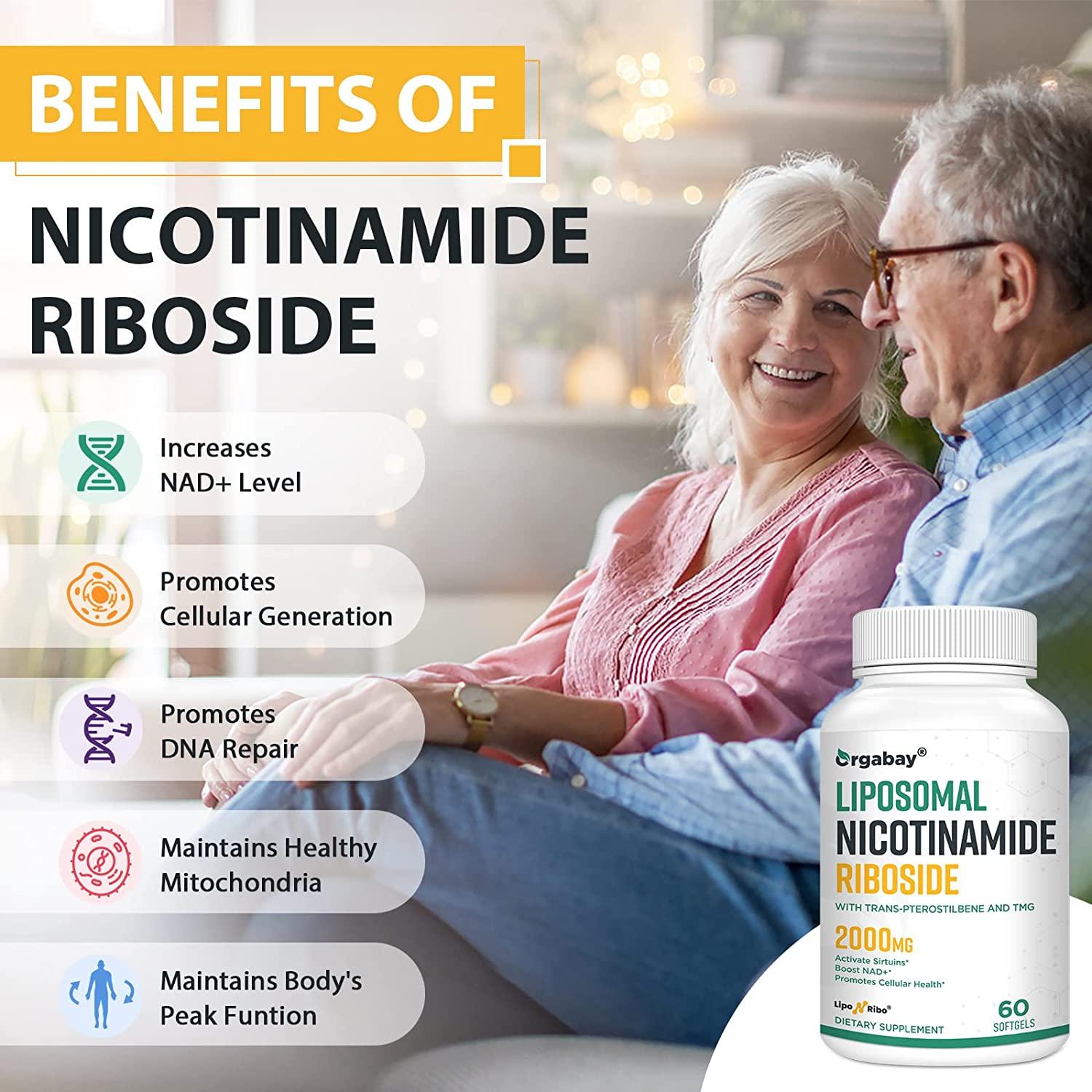 Liposomal Nicotinamide Riboside 2000 MG with TMG and Pterostilbene