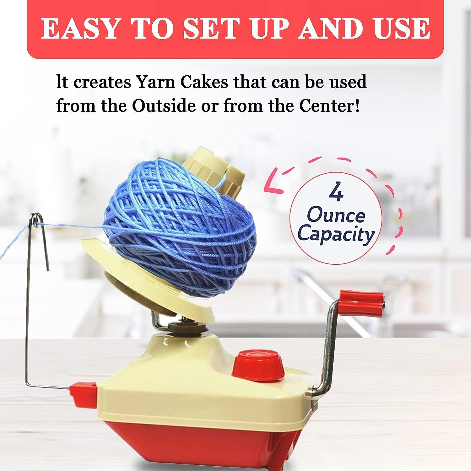 Household Yarn Winder Yarn Ball Spinner Roller, Hand Operated Portable  Essential Tools Assemble Easily Winding Wool Winder