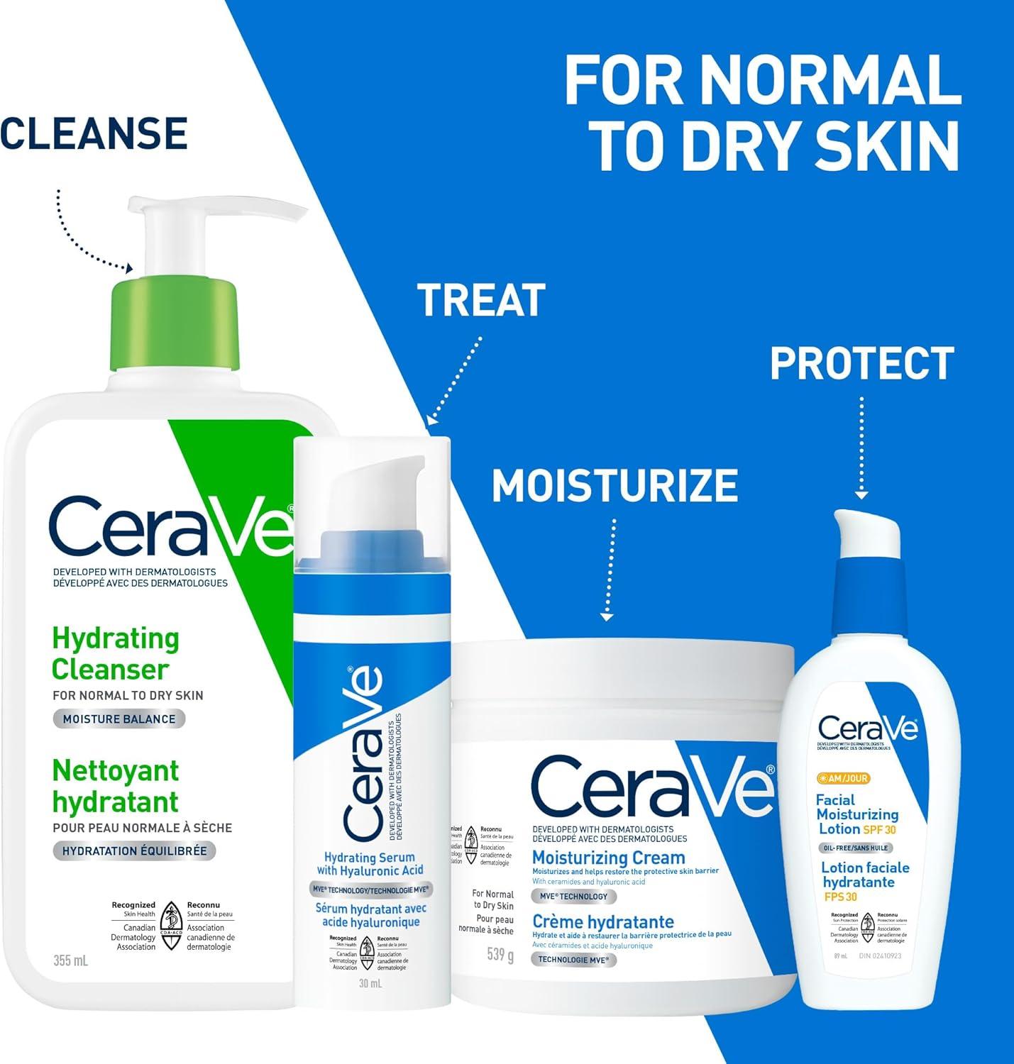 CeraVe Moisturizing Cream Daily Face Hands Body Cream