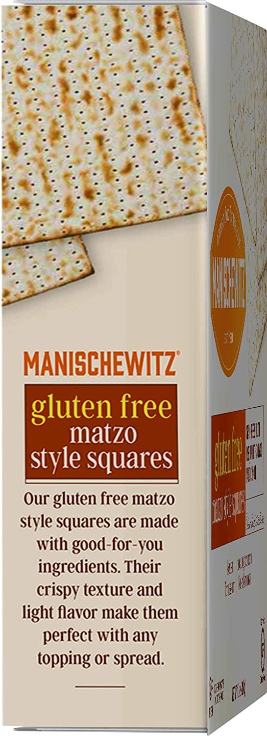 Manischewitz All Natural GlutenFree Matzo Style Squares, 10 Ounce 3 Pack