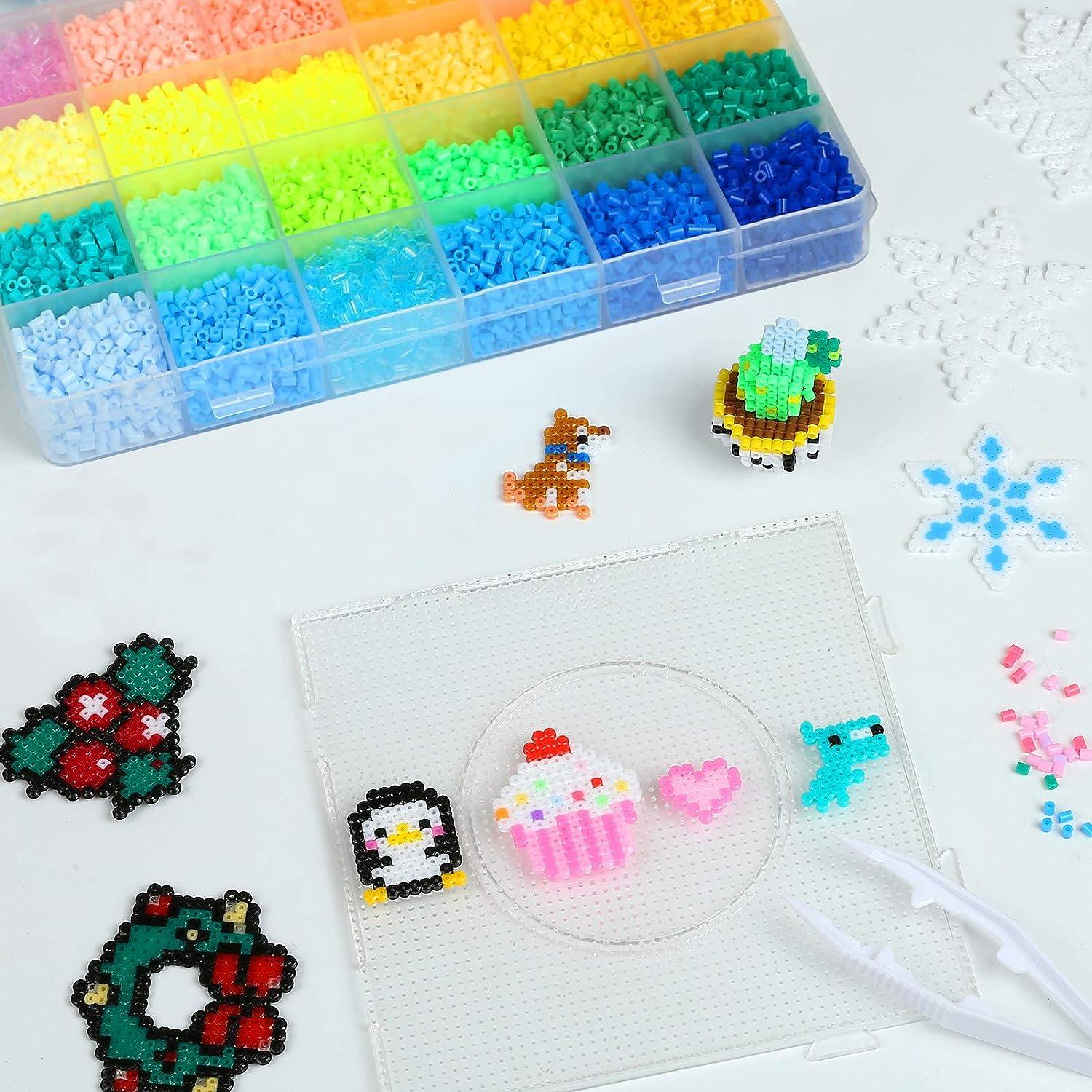 12000 x Fuse Beads Kit, LIHAO 24 Colors 2.6mm Tiny Mini Fuse Beading