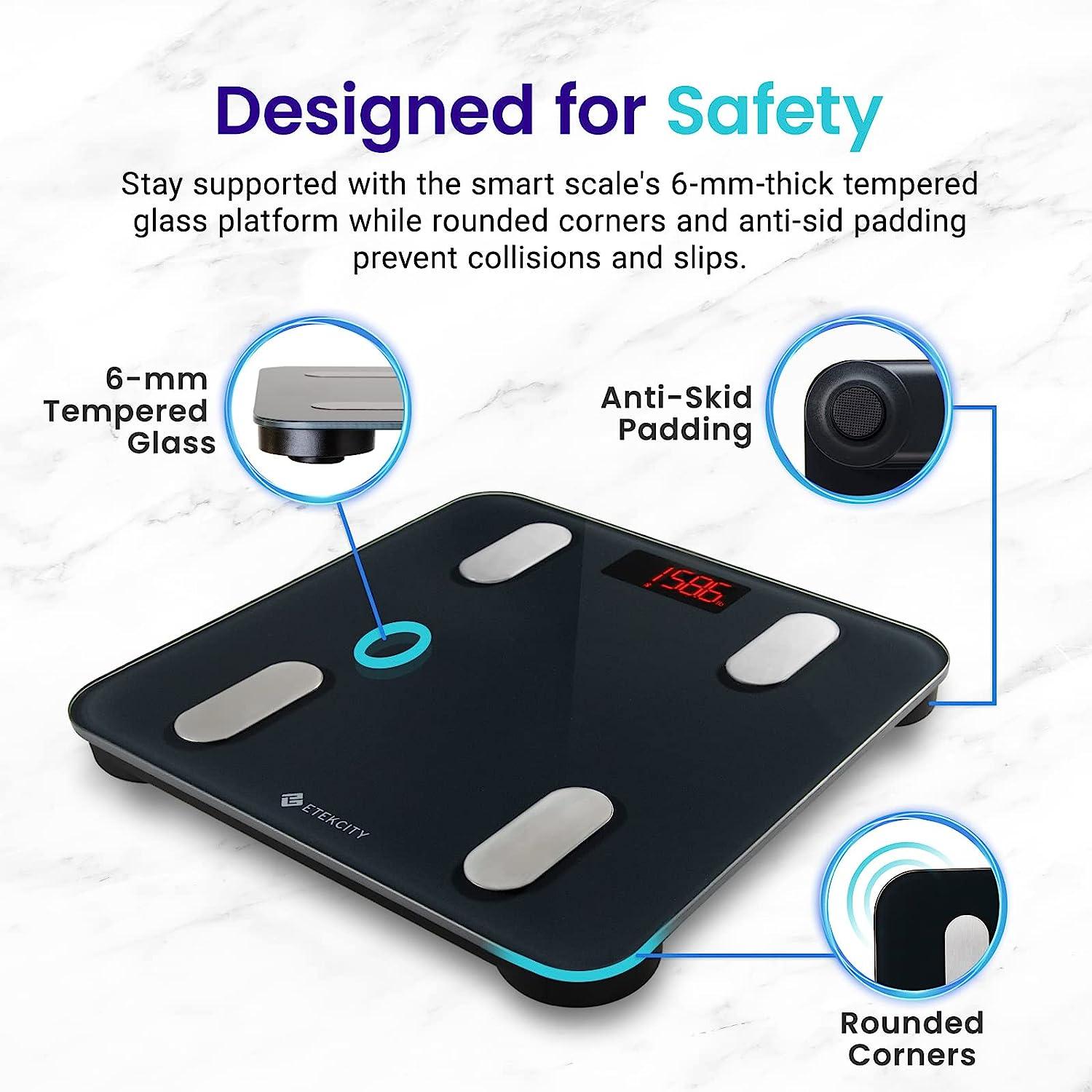 Etekcity Smart Scale for Body Weight, Digital Bathroom Weighing Machine