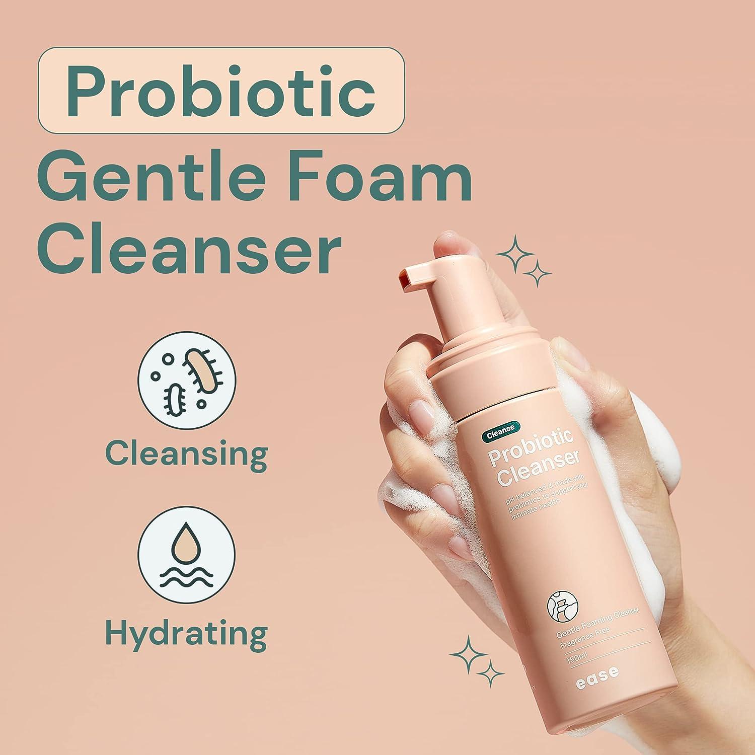 Ease Probiotic Cleanser Intimate Foaming Feminine Wash Gentle Feminine Care Formula for