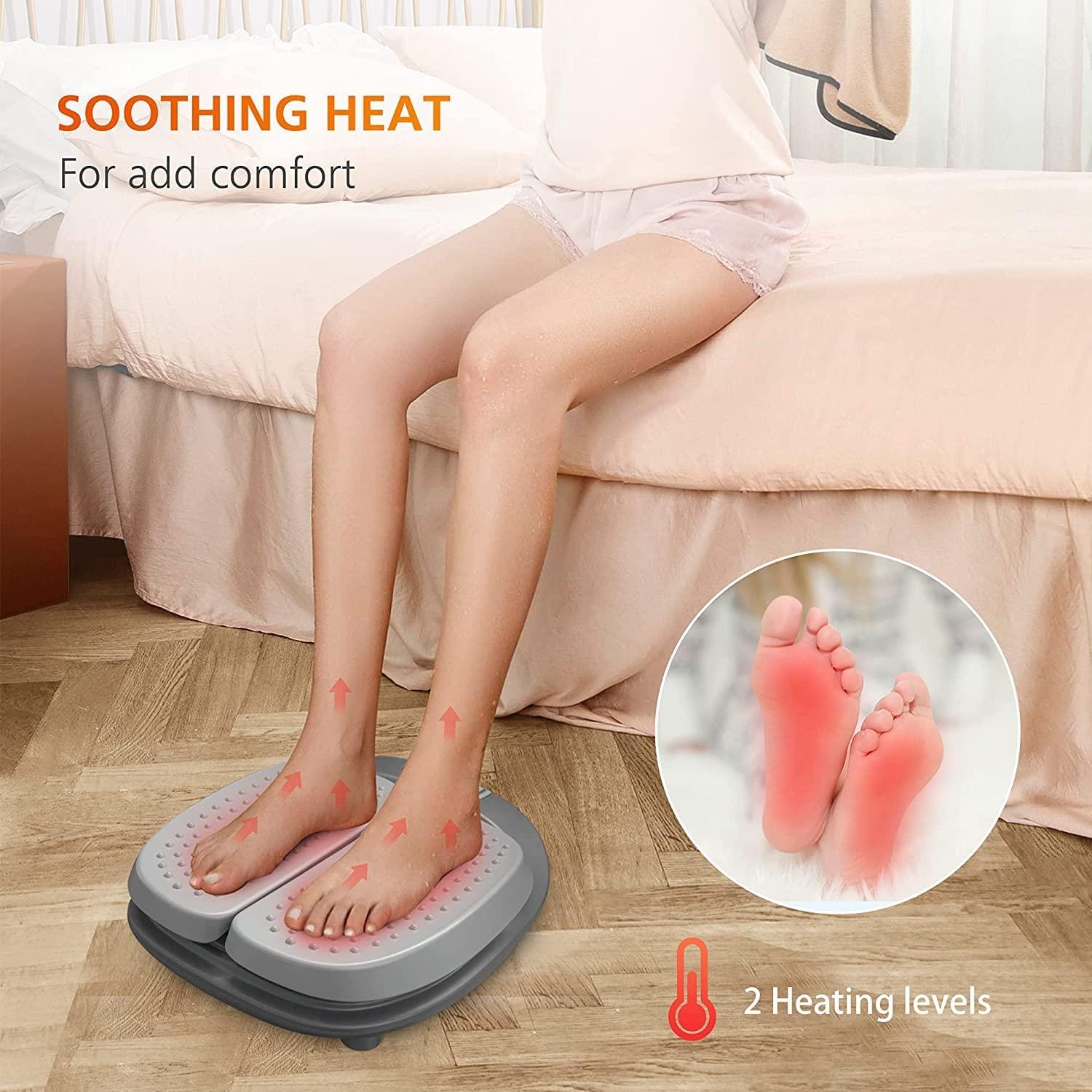 Portable Foot Warmer, Massaging Electric Foot Warmer, Heated Foot Rest