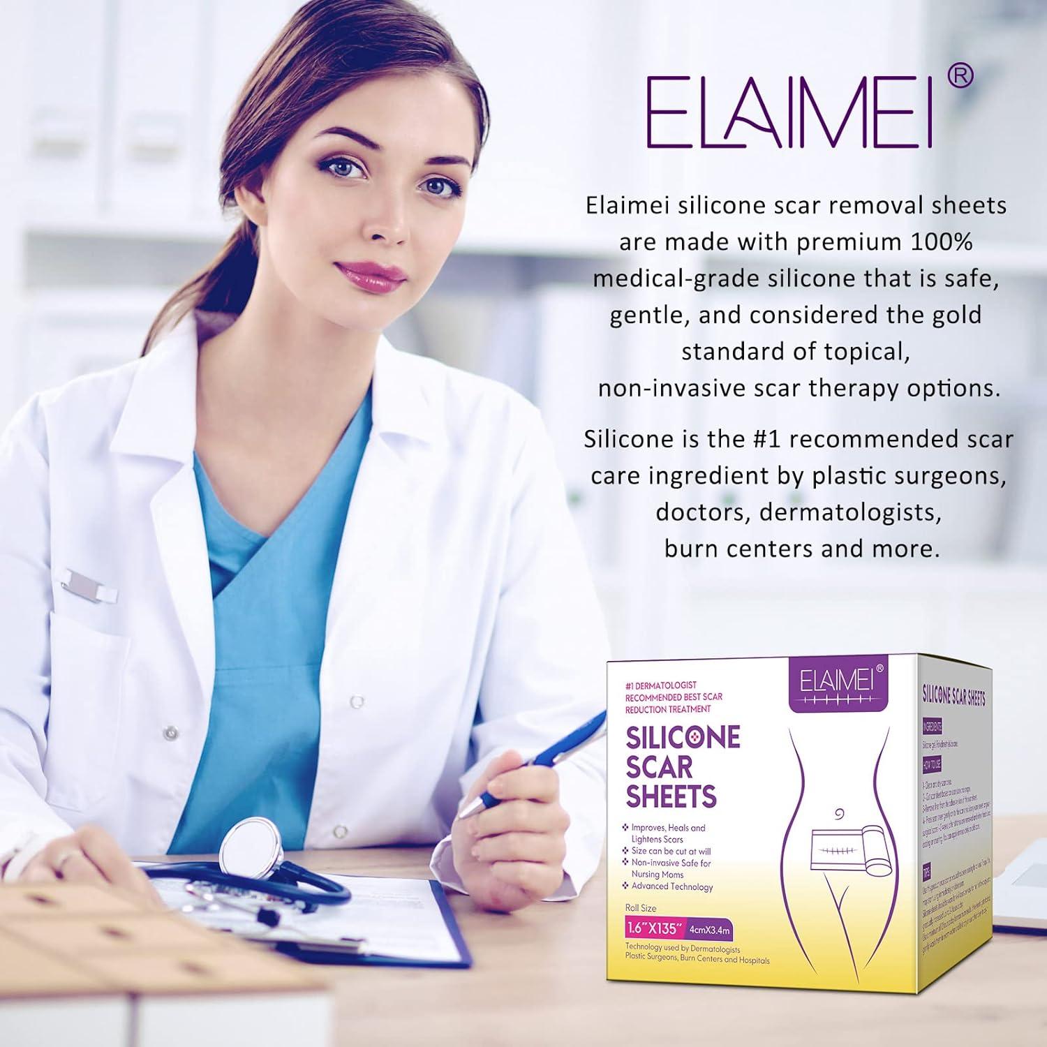 Scar Away Silicone Scar Sheets Medical Grade Tape for Scar Healing