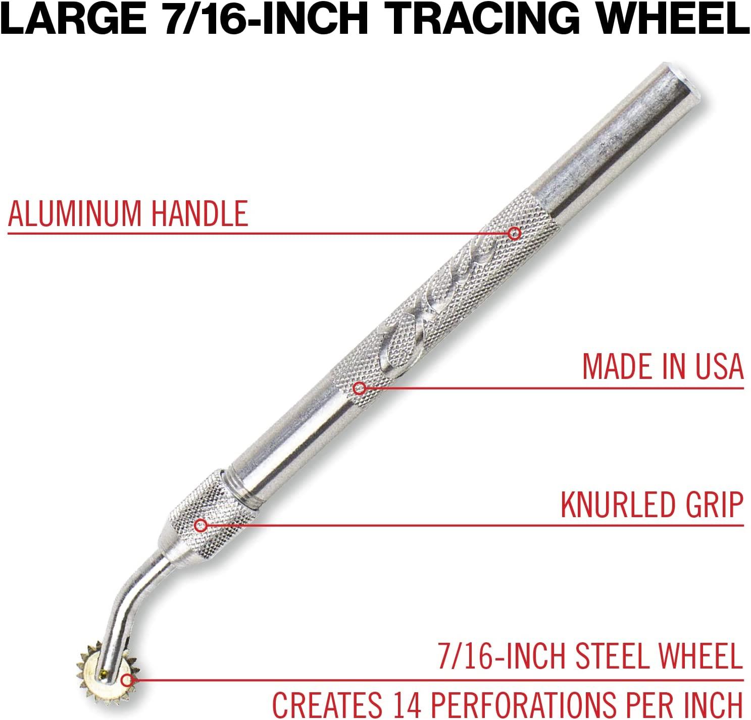 Excel Blades 3 Piece Excel Pounce Wheel Sets, Fabric Tracing Wheel