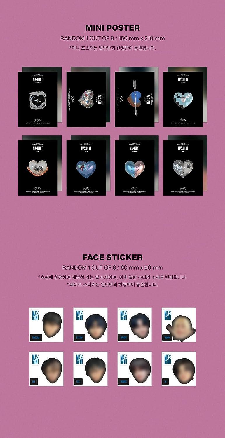 MAXIDENT JYP特典セット JYP Entertainment Stray Kids MAXIDENT GO Limited Edition