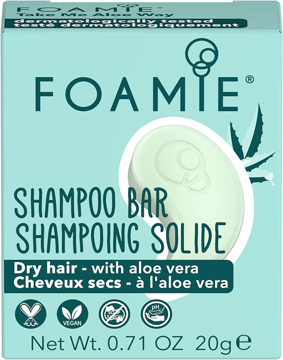 FOAMIE Travel Sized Body Bar Moisturising Aloe Vera for Hydration and Shine  PH Balanced Soap-Free No Sulphates or Parabens. Made in the UK. | Buy Now  with Express International Delivery | GoSupps.com