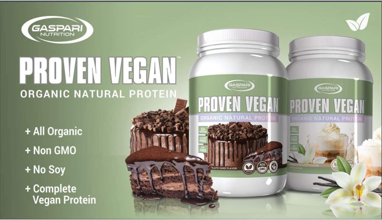 Gaspari Nutrition Proven Vegan Double Chocolate Cake 2 Lbs