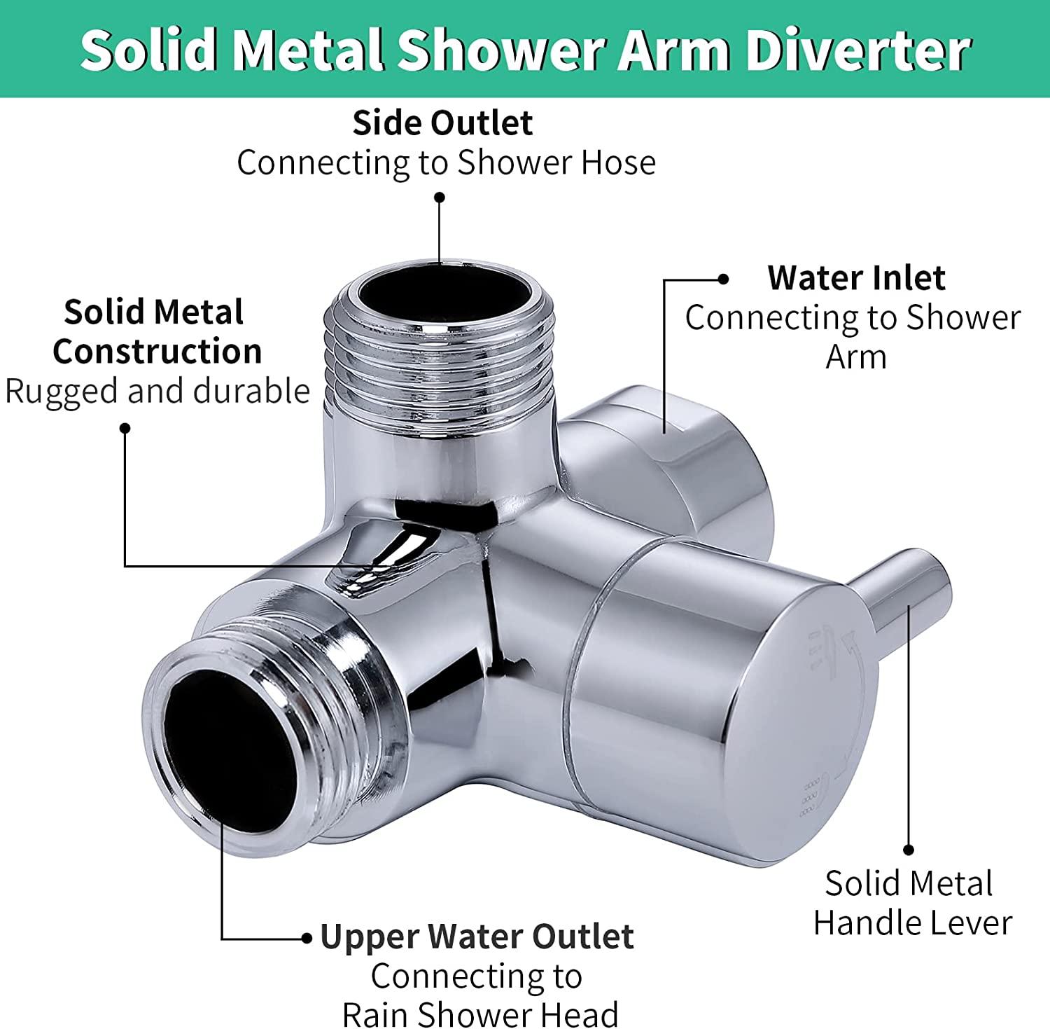 Shower Enema System with 100 Hose, Diverter & Water Control Valve