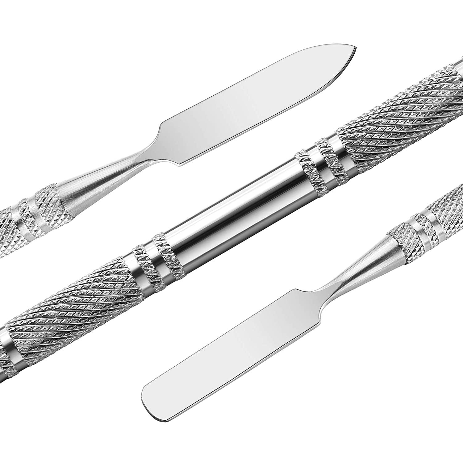 Wismee 5Pcs Makeup Spatula tool metal Set Professional Beauty Stainless