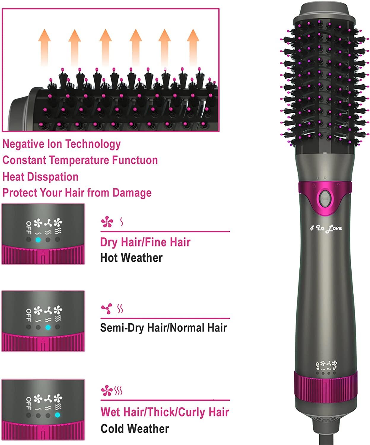 Hair Dryer Brush Blow Dryer Brush Salon Styler Hair Dryer and Volumizer