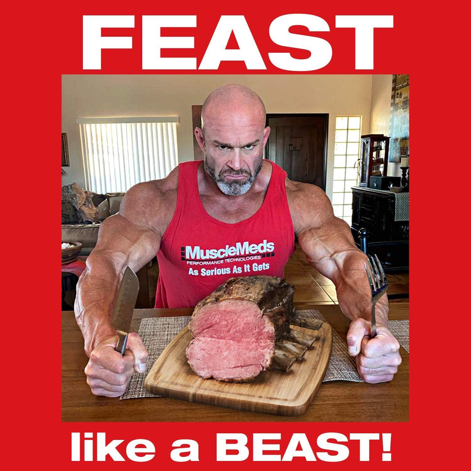 MuscleMeds Feast Mode Appetite Stimulant Pills 90 Caps Digestive Enzymes, Safe & Effective