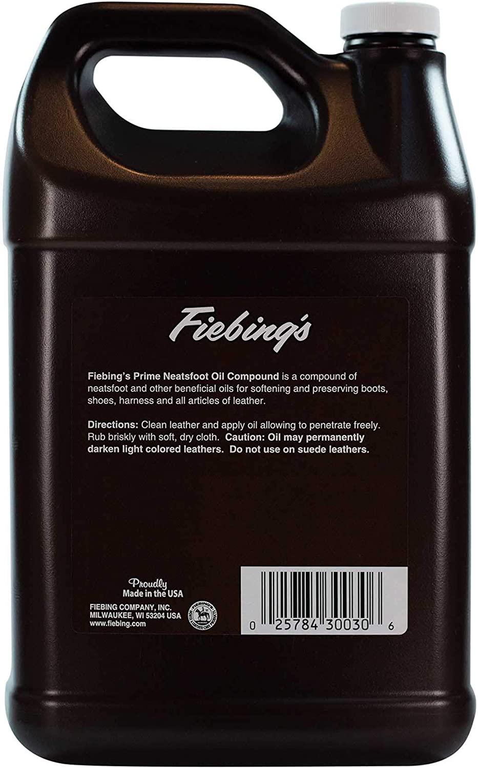 Fiebing's 100% Pure Neatsfoot Oil Leather Softener & Preserver