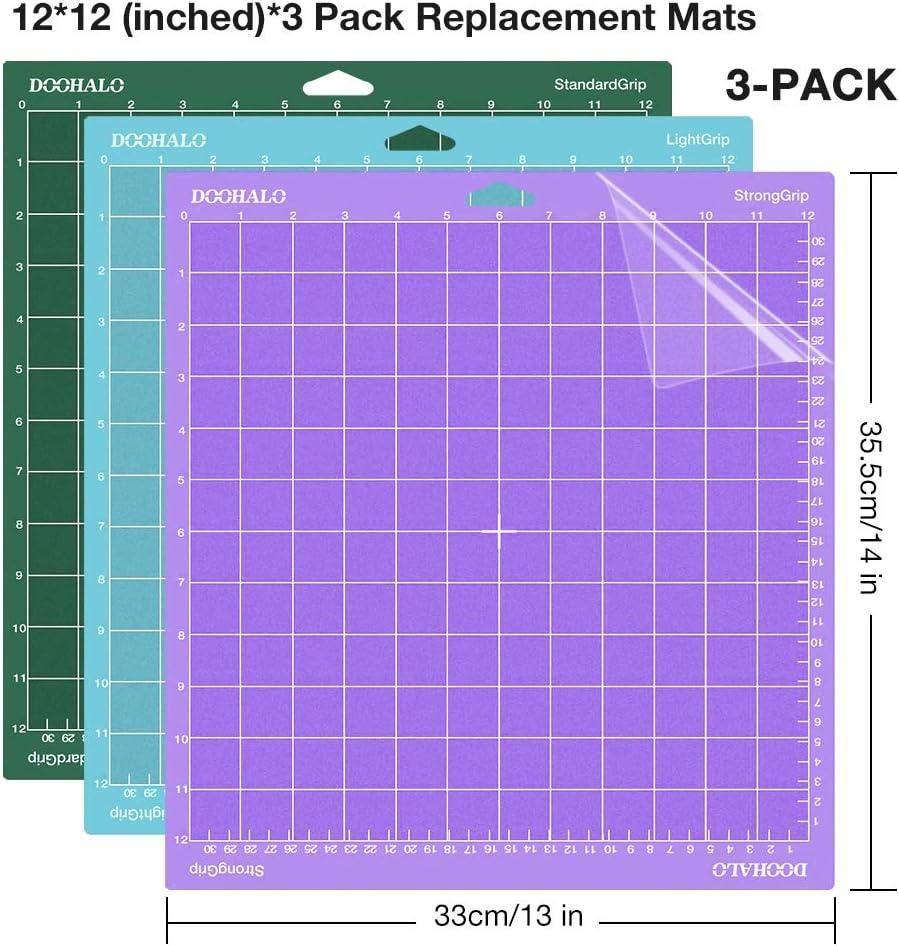 Tapis De Coupe Cricut StrongGrip 12x12 Pouces - Violet - Pour Matériaux épais