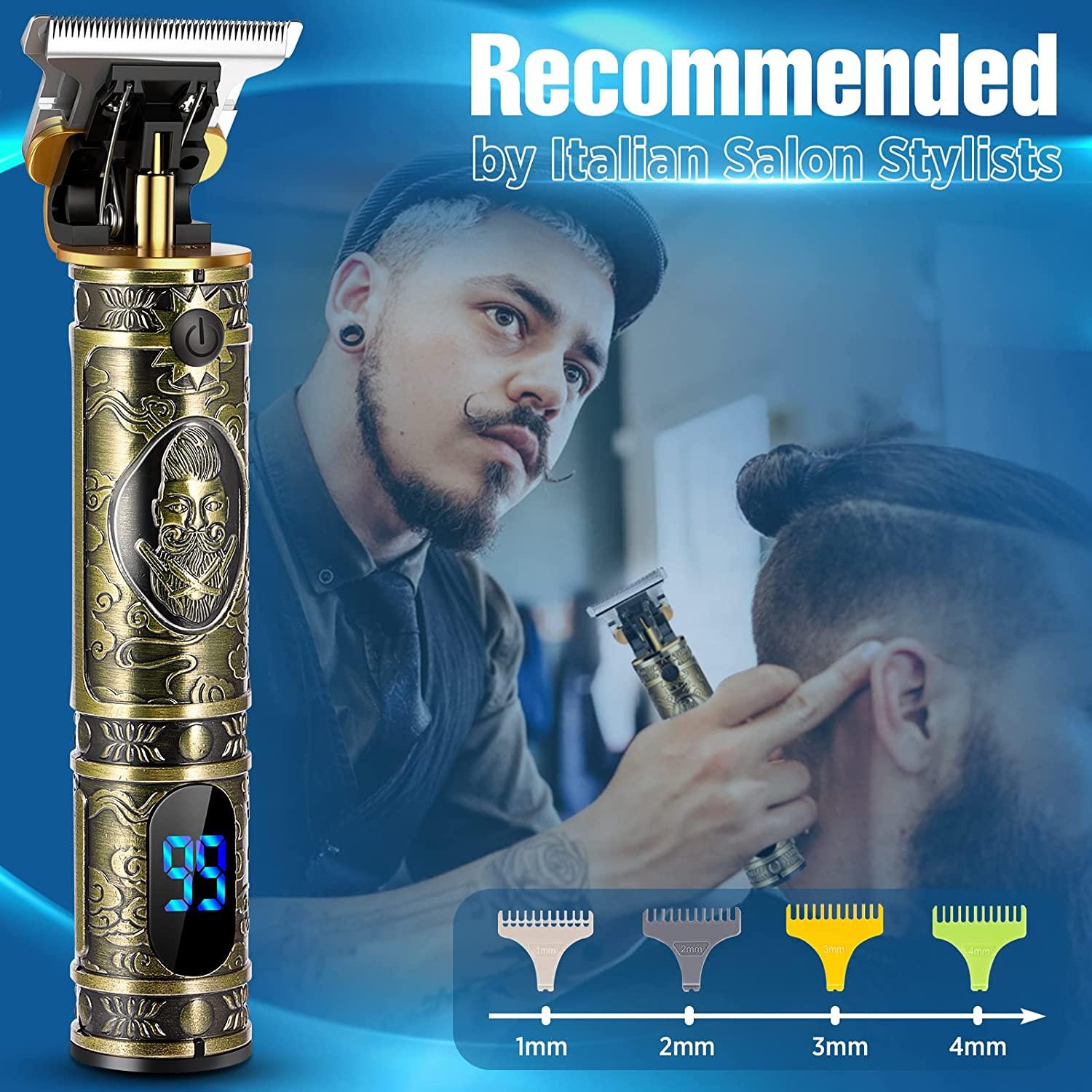 Cordless Hair Trimmer for Men LURNOFY Professional Electric Hair
