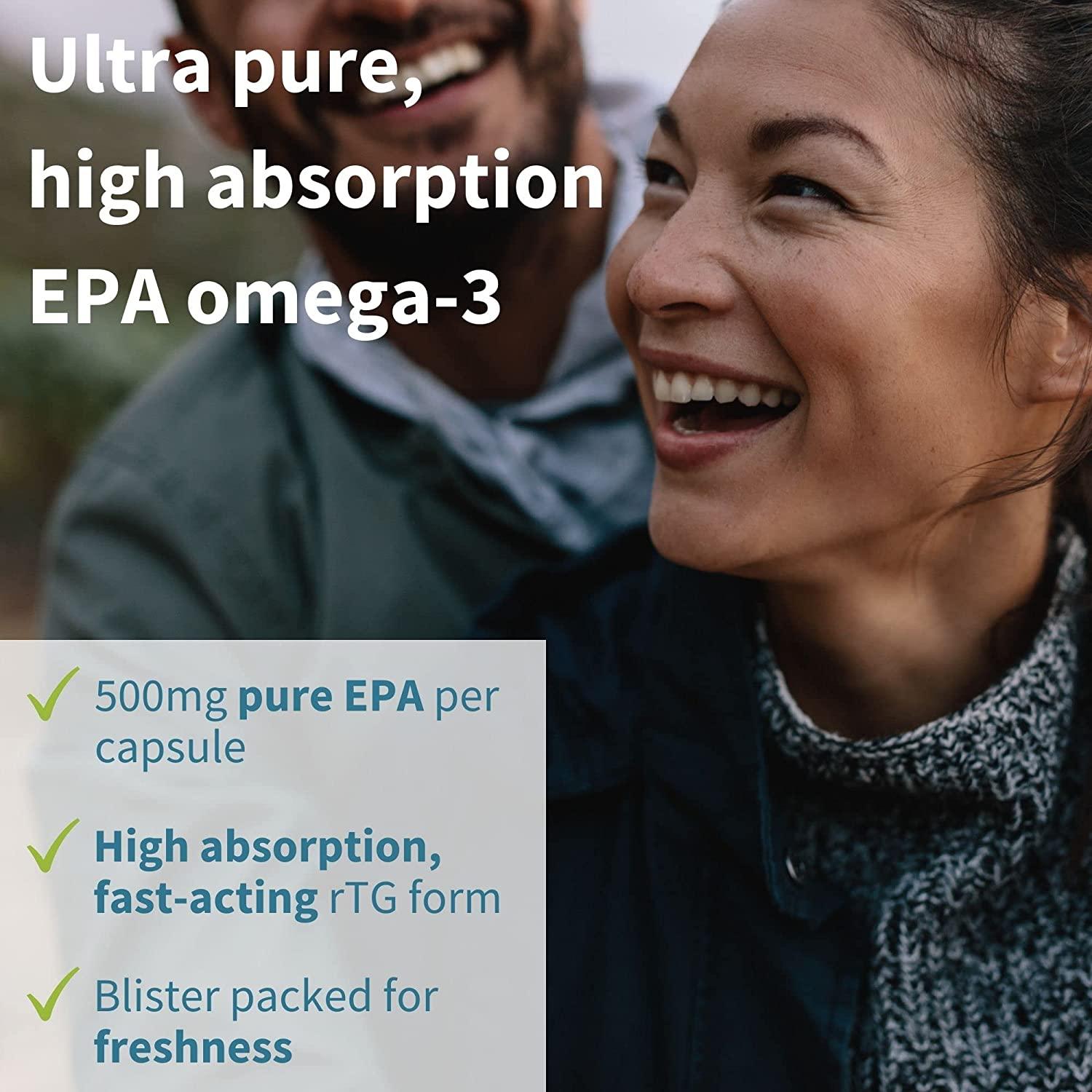 Pharmepa Restore, 1000mg Pure EPA Fish Oil, High Absorption rTG Omega3