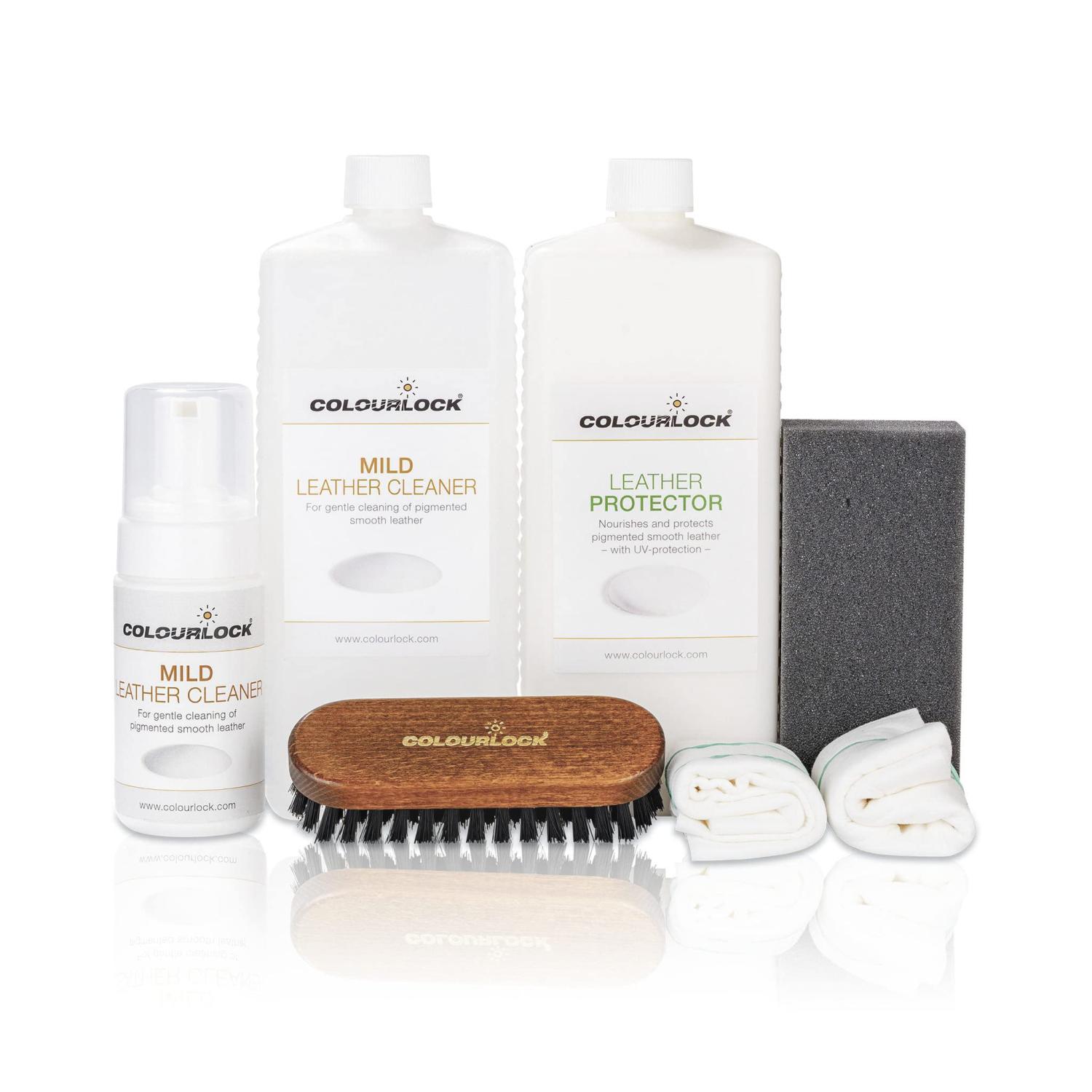 Colourlock Smooth Leather Care Set with Cleaner & Protector