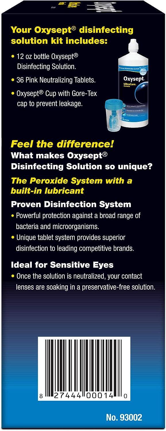 Oxysept Disinfecting Solution Neutralizer Ultracare Formula, 12 oz. (1