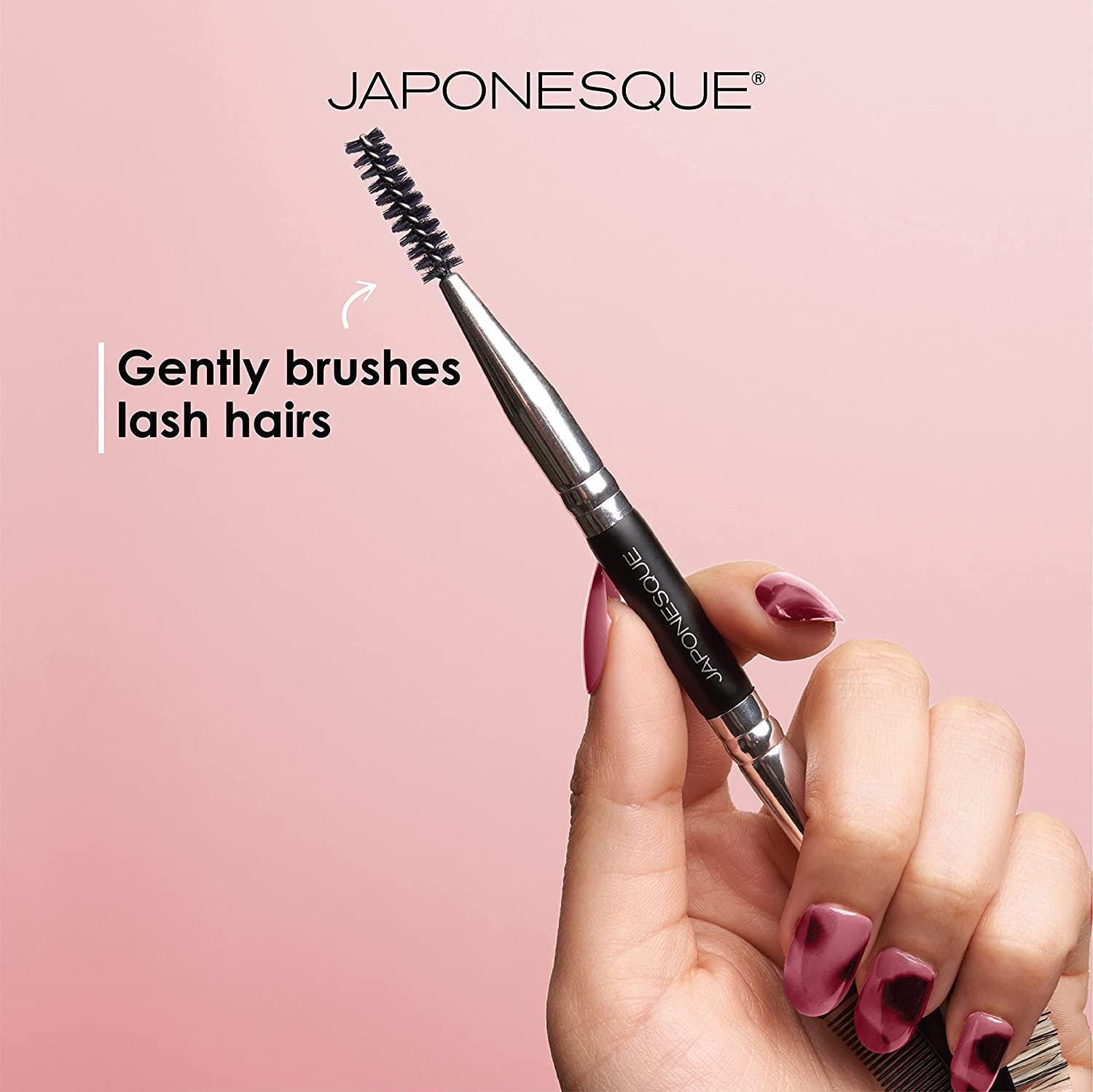 Japonesque Brow & Lash Shaper with 3 Different Spoolie Brushes, for