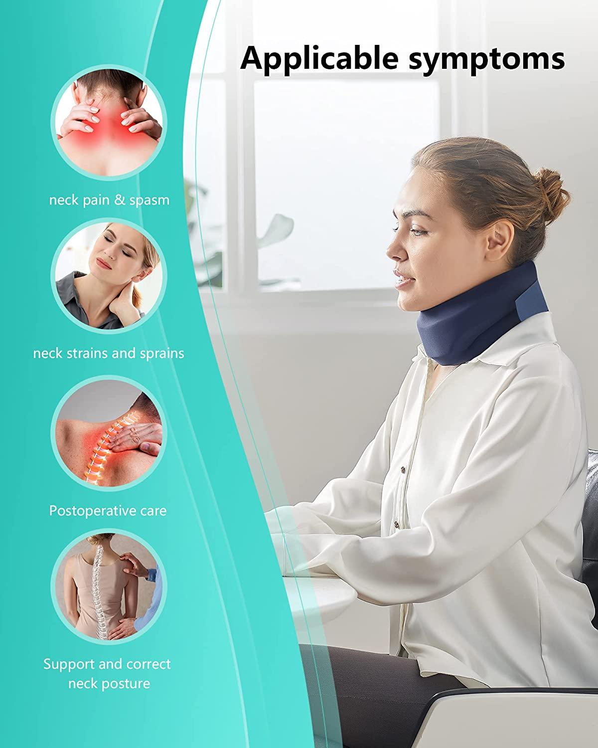 Neck Brace for Neck Pain and Support Soft Foam Cervical Collar for