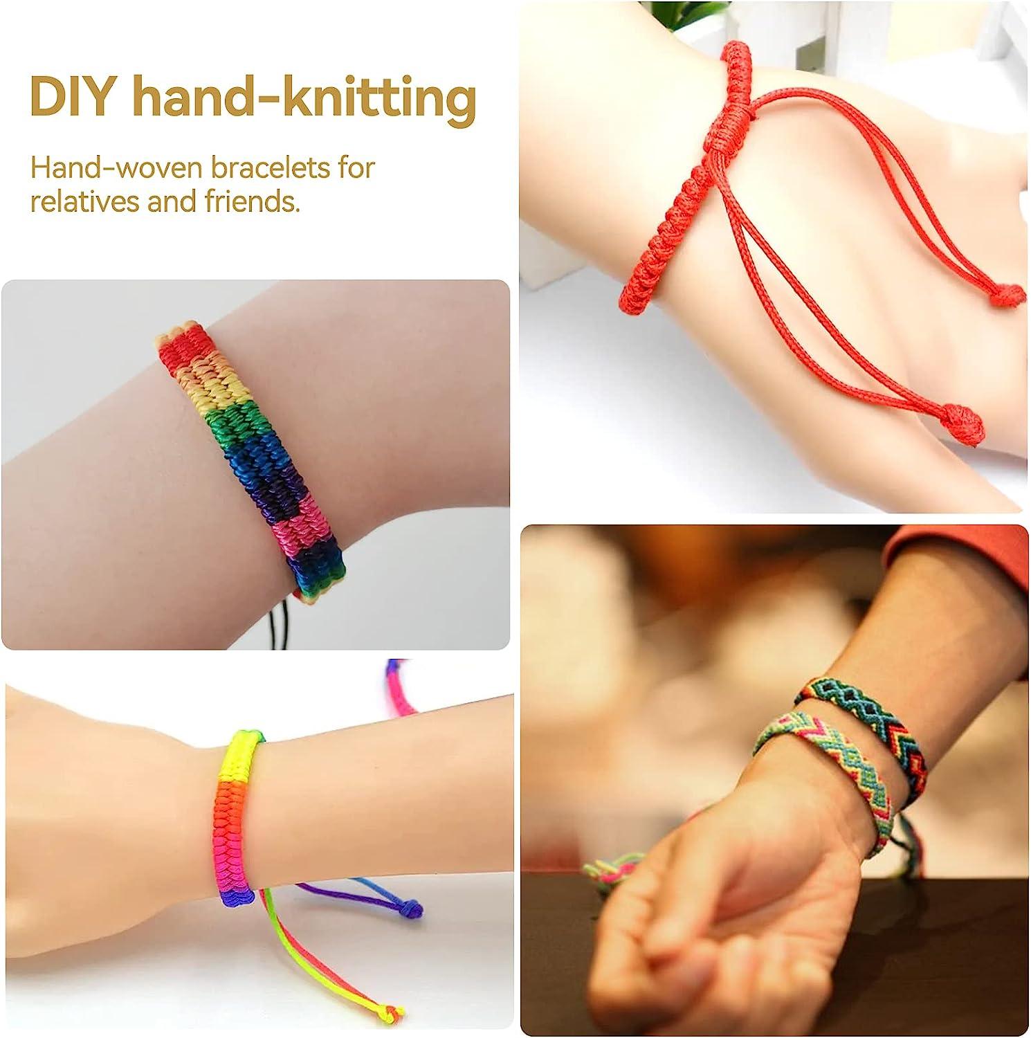 Wooden Jig Bracelet Maker, Wood Bracelet Jig,Wristband Maker Kit with 2  Clips,DIY Hand Knitting Bracelet Jig,Bracelet Making Kit (Fixture only) -  Yahoo Shopping