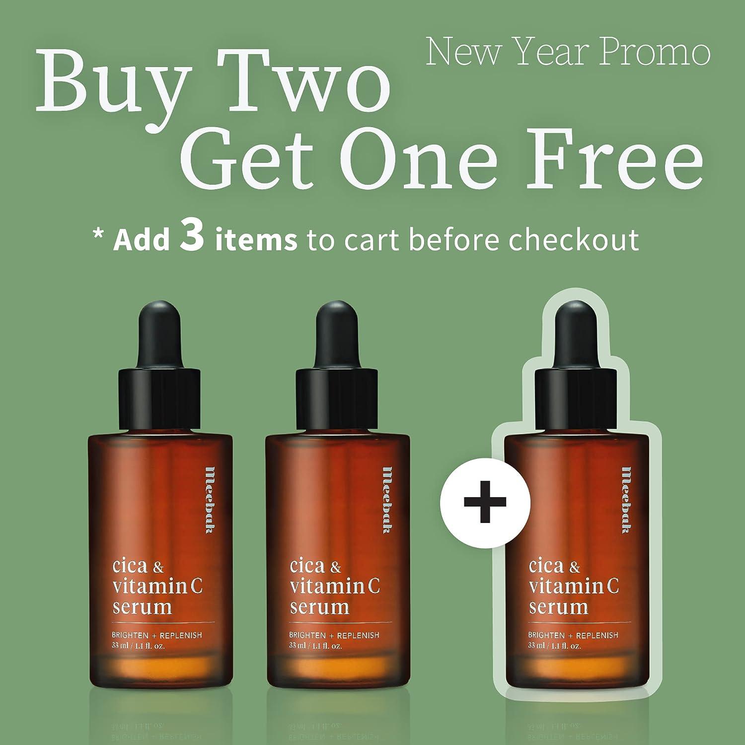 Cica Vitamin C Serum for Face - Korean Anti-Aging Discoloration